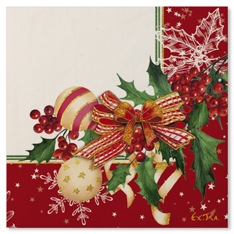 Inverno Selldorado® 40 tovaglioli natalizi 33 x 33 cm Tovaglioli di Natale Tovaglioli con motivo natalizio 