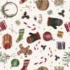 Scatola Medio - Rettangolare - Fantasia natalizia - Simboli del Natale - immagine 2