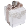 Scatolina Portaconfetti - Cubo Petalo - Chantilly - immagine 2