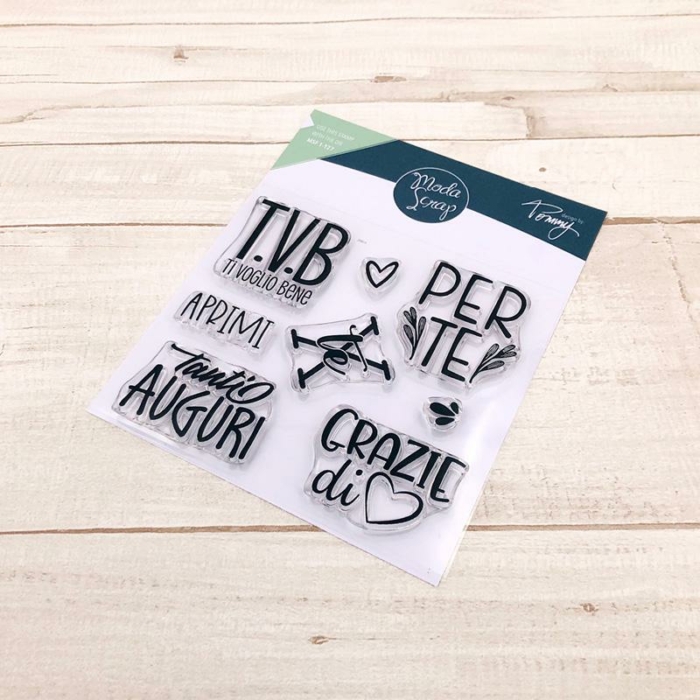 Timbri - Clear Stamps - Linea Tommy - T.V.B