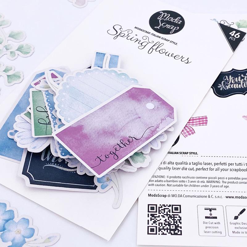 Die Cut Spring Flowers Casa della carta