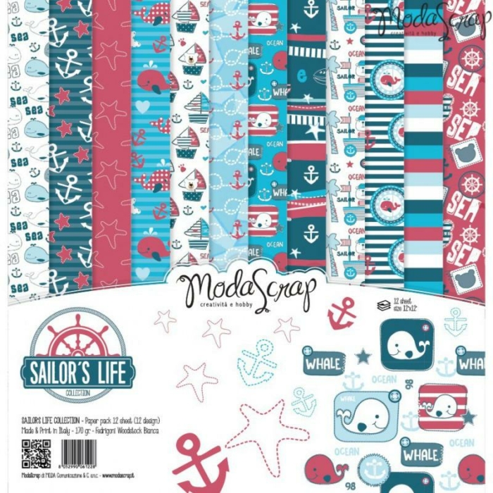 Paper Pack – Sailor's Life - 12x12"