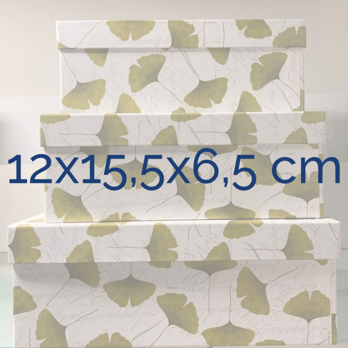Scatola Rettangolare Fantasia - 12x15,5x6,5cm