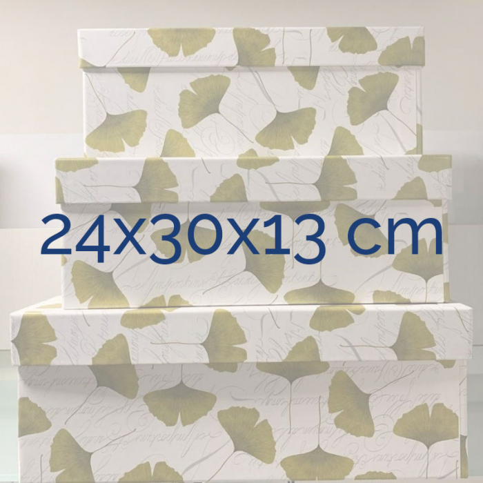 Scatola Rettangolare Fantasia - 24x30x13cm