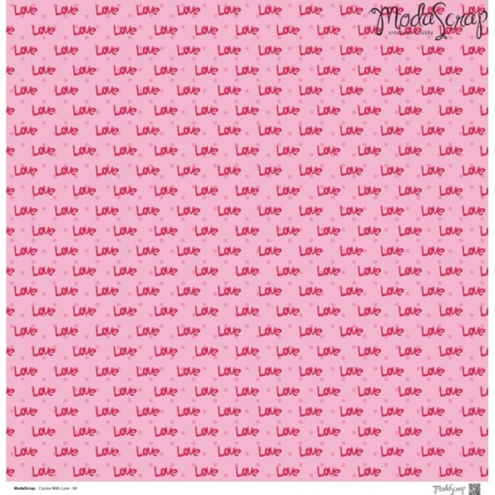 Paper Pack – Cucina With Love – 12×12″ - immagine 6