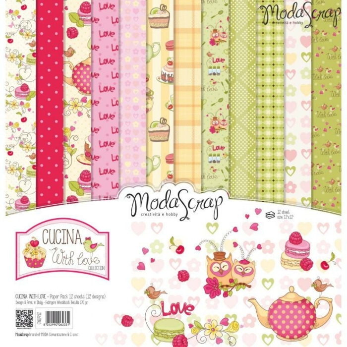 Paper Pack – Cucina With Love – 12×12″