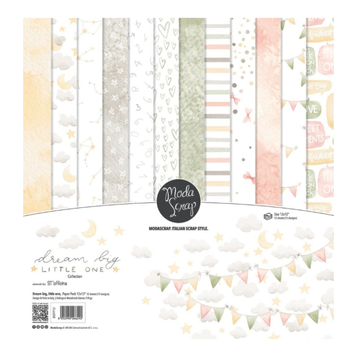 Paper Pack – Dream Big, Little One – 12×12″