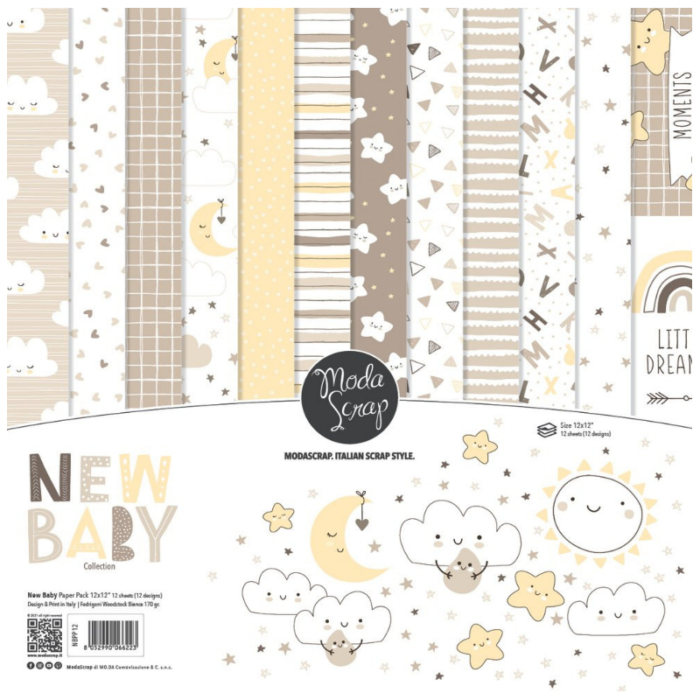 Paper Pack – New Baby – 12×12″