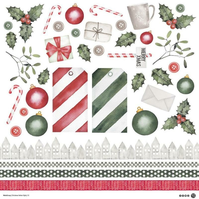 Paper Pack – Christmas Italian Style – 12×12″ - immagine 13