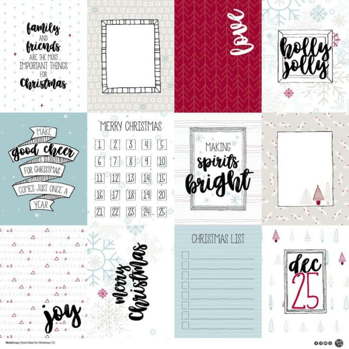 Paper Pack – Good Cheer For Christmas – 12×12″ - immagine 13