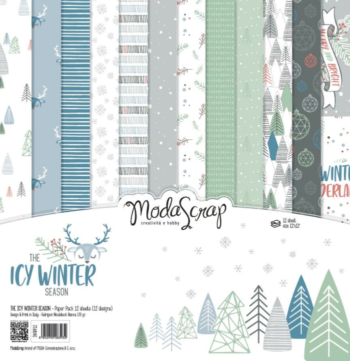 Paper Pack – The Icy Winter Season – 12×12″