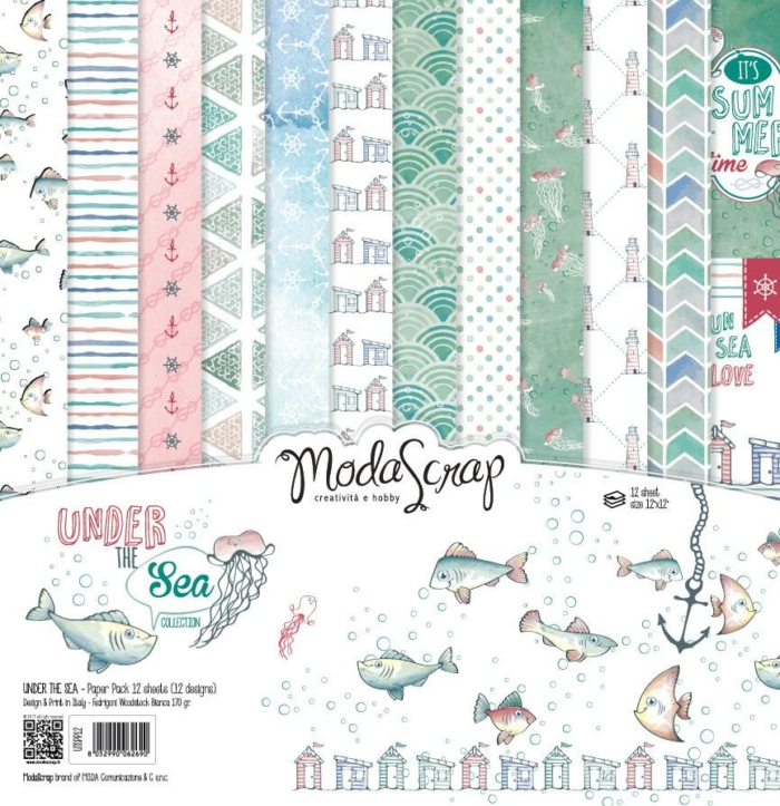 Paper Pack – Under The Sea – 12×12″