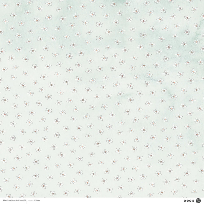 Paper Pack – Grow White Love – 12×12″ - immagine 4