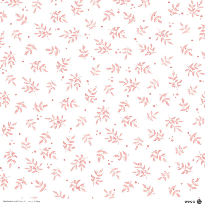 Paper Pack – Grow White Love – 12×12″ - immagine 9