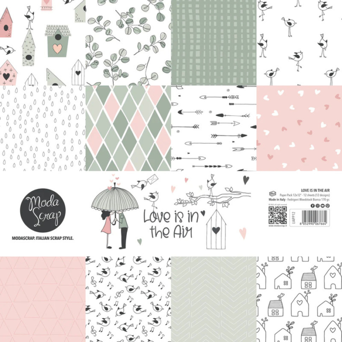 Paper Pack - Love Is In The Air - 12"x12"