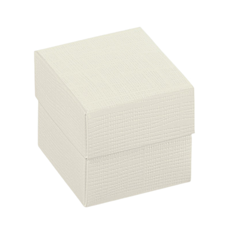 20 Fondi Scatola Bomboniera Quadrati Bianchi | 15x15 Cm Con Rialzo 1 Cm | Per Confetti E Piccoli Regali