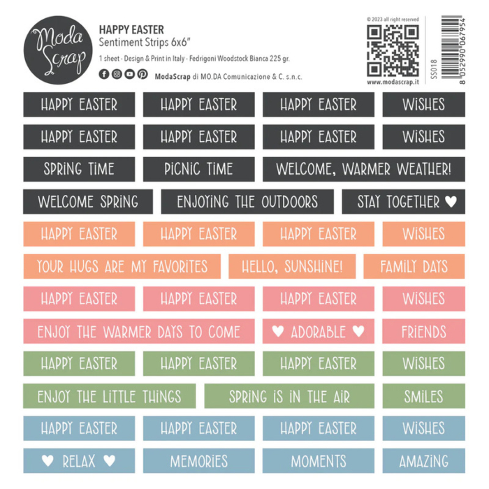 Sentiment Strips - Happy Easter