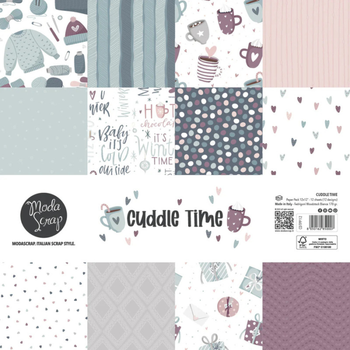Paper Pack - Cuddle Time - 12"x12"