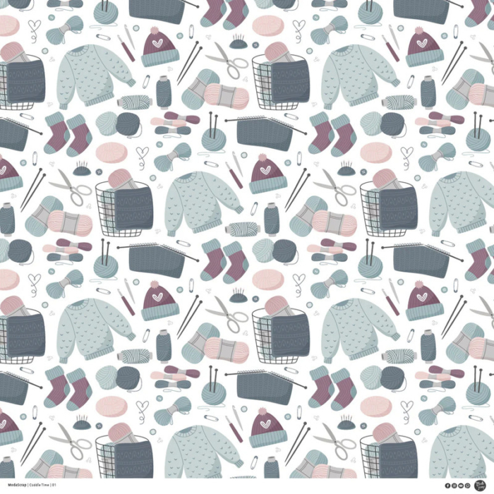 Paper Pack - Cuddle Time - 12"x12" - immagine 2