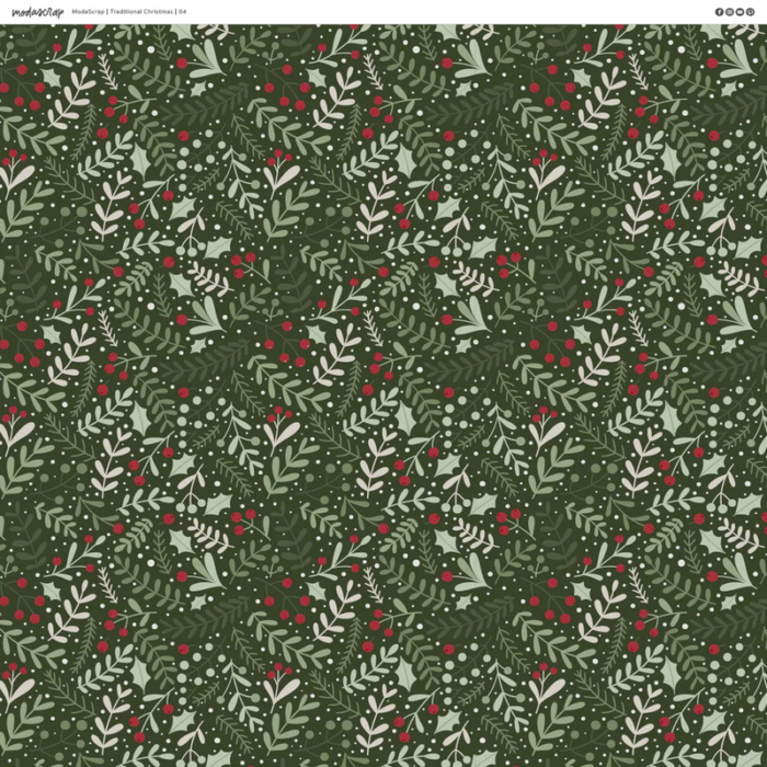 Paper Pack - Traditional Christmas - 12"x12" - immagine 5
